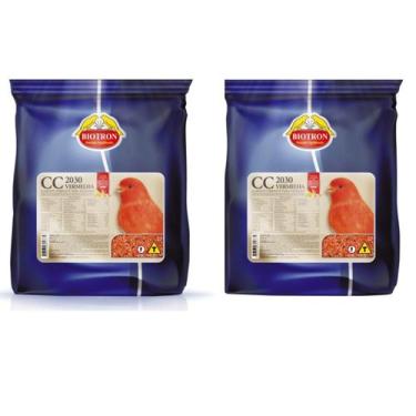 Imagem de Kit 2 CC 2030 Vermelha 1 kg - Farinhada Biotron - Biotron Zootécnica