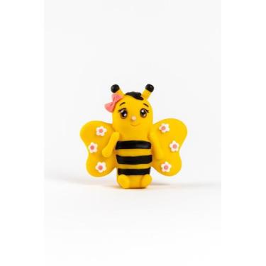 Imagem de Mordedor Textoy Encantados  Abelhinha Atóxico e Natural