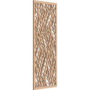 Imagem de Ekena Millwork WALW16X40X0250OVEHI Ortonville Painéis de parede de madeira decorativos Fretwork, 39 3/20.3 cm L x 99 3/20.3 cm A, Nogueira