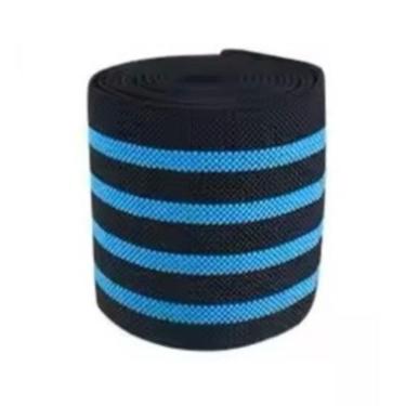 Imagem de Joelheira Compressão Agachamento Academia Suporte-Azul Claro