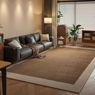 Imagem de Tapete grande para sala de estar, cabeceira, quarto, tapete de pelo de laço, tapetes à prova d'água (300x400 cm/WR2257-QT)