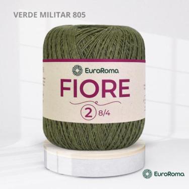 Imagem de Linha Fiore EuroRoma 8/4 Cores 150g, 805 | VERDE MILITAR