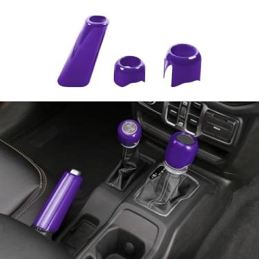 Imagem de Capa de freio de mão para Jeep Wrangler JL JLU 2018 up para Gladiator JT 2020 up Acessórios interiores