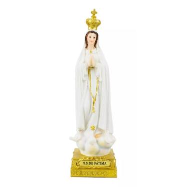 Imagem de Nossa Senhora De Fátima 22cm - Enfeite Resina
