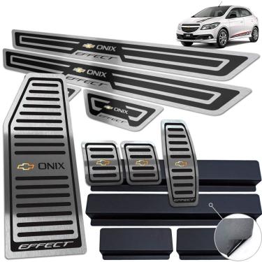 Imagem de Descanso Pedaleira Soleira Onix Effect 2013 a 2019 Preto