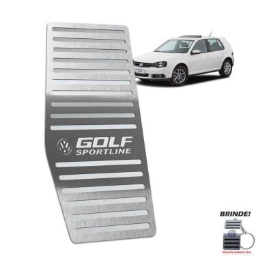 Imagem de Descanso de Pé Em Aço Inox Golf Sportline Até 2014 Prata