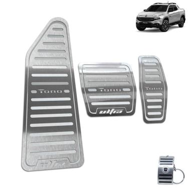 Imagem de Descanso + Pedaleira Aut Fiat Toro Ultra 2016 A 2021 Prata