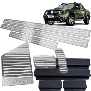 Imagem de Soleira Pedaleira Descanso Oroch 2016/2021 Auto Prata AR