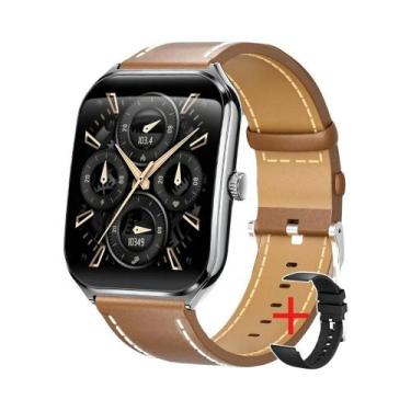 Imagem de Smartwatch Ultra Slim Masculino Com Tela AMOLED HD De 1,96 Polegadas, 