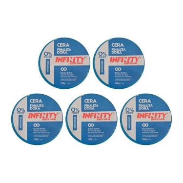Imagem de Pomada Capilar Infinity Azul 160G - Kit Com 5Un