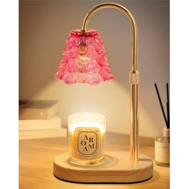 Imagem de Seniny Aquecedor elétrico de vela com temporizador, aquecedor de vela de altura ajustável regulável para velas em frasco, cera de Natal, presentes de aniversário para mães e mulheres, presentes de