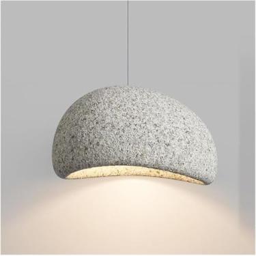 Imagem de Lustres de LED Concreto Poliestireno Abajur Cozinha Ilha Bar Teto Luminária Pendurada, Decoração Moderna