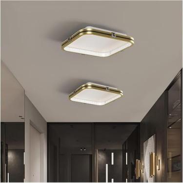Imagem de Lustres de LED, Luzes de Teto Modernas Compatíveis com Quarto Corredor Sala de Estar Lâmpada de Teto de LED Montado Decoração de Casa - Luminária, Decoração Moderna