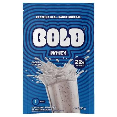 Imagem de Whey Protein 22G Concentrado Sache Cookies E Cream 30G Bold