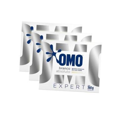 Imagem de Sabão Em Pó Omo Expert Branco Absoluto Kit 3 - Unilever
