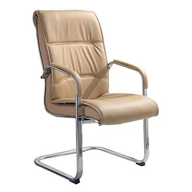 Imagem de Mesa de escritório de couro para computador, almofada dupla, arco de videogame, pé ergonômico para escritório, sala de reuniões