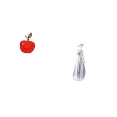 Imagem de Fenteer Estatueta de Cerâmica Feminina, Ornamento de Escultura para Casa, Café, Sala de Estudo, Prateleira, Armário, Mesa, Decoração Moderna para Feriados, Ar