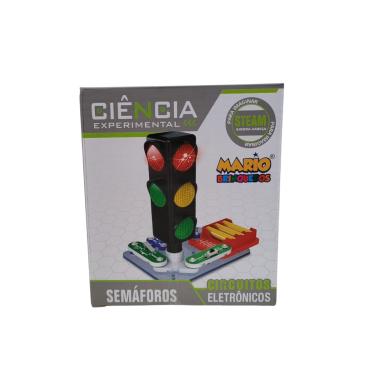 Imagem de Kit Circuitos Blocos Eletrônicos Semáforo – Mario Brinquedos