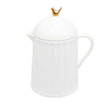 Imagem de Bule Para Café/Chá de Cerâmica Colibri Branco 600ml Wolff