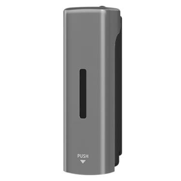 Imagem de POCREATION Dispensador de Sabonete Líquido de Parede 350ml, Boca Larga, Recarregável, à Prova de Vazamento, Estilo Gotejamento, Prensagem Manual única Com Janela de Visualização (Arma cinza)