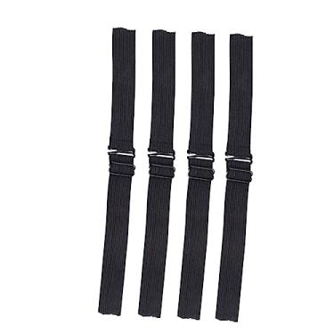 Imagem de 4 peças de faixas elásticas para perucas femininas, tiras de aderência, antiderrapante, leve, para crescimento natural do cabelo e uso confortável, design lavável e durável