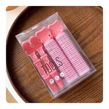 Imagem de Grampos de cabelo volumizadores jacaré, conjunto de clipes de rolo de cabelo para cachos sem esforço que duram clipes de raiz para fofos