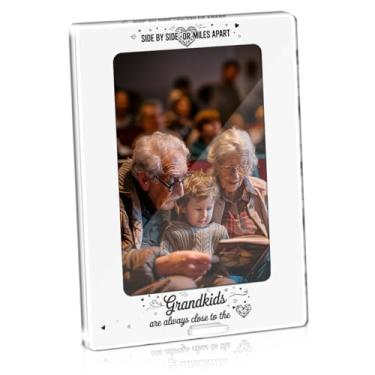 Imagem de Porta-retratos para avós e netos, 10 x 15 cm, presente para avós lado a lado ou com quilômetros de distância