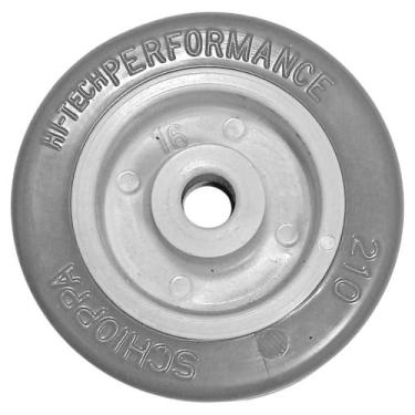 Imagem de Kit Roda P/ Rodízio 210 Cinza 2 Un - SCHIOPPA