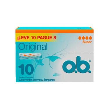 Imagem de Absorvente O.B. Jonhson&Johnson 10 Unidades - Johnsons & Johnsons