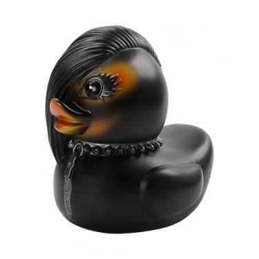 Imagem de Cyberpunk Duck Resin Figurine Movie Character Gothic Collectible Statue Novelty Craft Decorative Ornament for Desktop Shelf Home Office Decor Gift