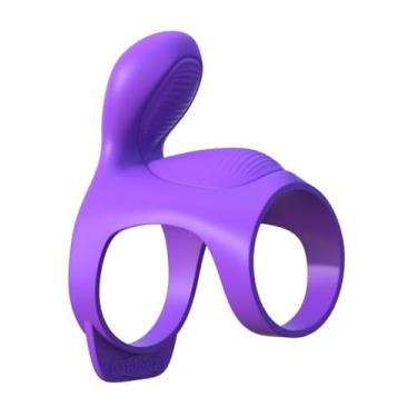 Imagem de Pipedream Fantasy C-Ringz Ultimate Couples Cage Dildo, Roxo, 450 g