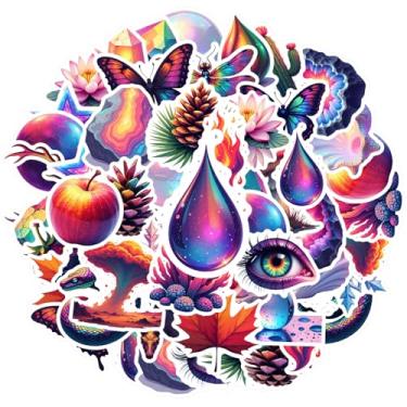 Imagem de 35 peças, natureza, animais, fantasia, geométrico, colorido, papelaria, adesivos, brinquedo, libélula, para notebook, bagagem, copo de celular, faça você mesmo, telefone, guitarra, laptop, notebook