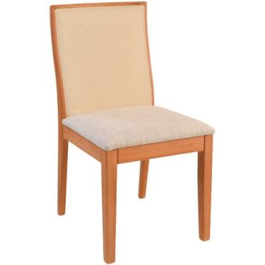 Imagem de Cadeira Arizona Madeira Maciça tela Tela sling - Refinatto, Amêndoa