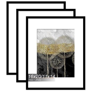 Imagem de Conjunto de 3 porta-retratos Fxojyvo 16x20 para pôster 11x14/16x20