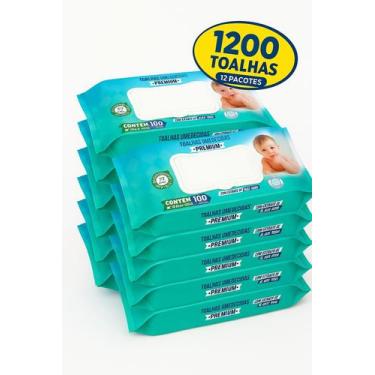 Imagem de KIT 1200 Lenços Umedecidos Baby Nature Plus Máxima Economia e Cuidado 