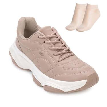 Imagem de Tênis Dakota CA Casual e Meia DT25-D0732, Caramelo, 36