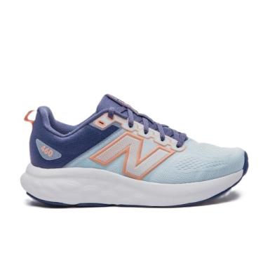 Imagem de New Balance 460 V4 Feminino – Conforto extremo com Amortecimento EVA, Leveza, Estilo Esportivo para Corrida e Dia-a-Dia (Azul Claro Coral, BR, Adulto, Numérico, 34)