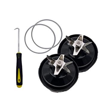 Imagem de Lâminas extratoras Pro compatíveis com Nutri Ninja Pro BL450 30/BL456 30/BL455 30/BL451 30, liquidificador Nutri Ninja Auto-IQ BL480 30/BL481 30/BL482 30/BL482QPR 30/BL482QPK 30/BL482QPK 2QPL (2