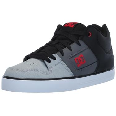 Imagem de DC Tênis masculino Pure Mid Skate, Preto/cinza/cinza., 8.5