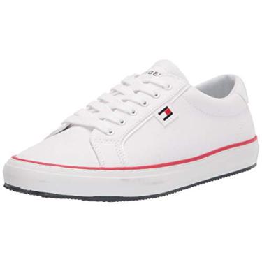 Imagem de Tommy Hilfiger Tênis feminino Twpalmi2, Branco/Branco, 35