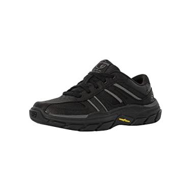 Imagem de Skechers Tênis masculino Respected Edgemere, Couro preto, 7