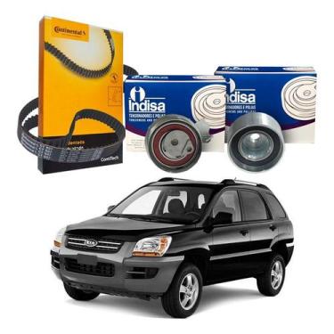 Imagem de Kit Correia Dentada Tensor Sportage 2.0 16v 2004 A 2010 - Nakata