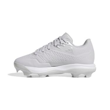 Imagem de adidas Tênis de beisebol masculino Adizero Electric 2.0 TPU, Cinza claro/prata metálico/cinza claro do time, 15