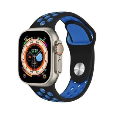Imagem de Pulseiras De Silicone Esportivas De 42mm E 46mm Para Apple Watch Serie