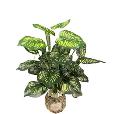 Imagem de Casa decoração plantas artificiais árvore 70 cm 18 folhas(24 folhas)