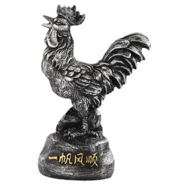Imagem de XLWLLNJ Estátua de do Zodíaco, Ornamento de Mesa, Escultura Animal Versátil para Decoração de Estantes, com Significado Cultural, 9,7×5×15cm, Preto
