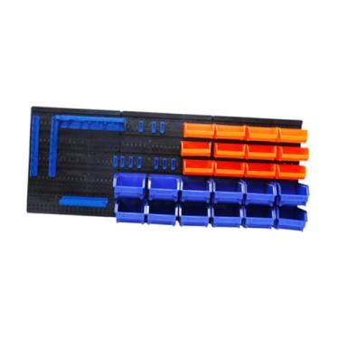 Imagem de WeiLaiKeQi Caixas de armazenamento peças rack recipiente fixado na parede caixa de gaveta de armazenamento organizador para casa parafusos pregos garagem loja