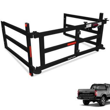 Imagem de Extensor de Caçamba S10 2001 a 2011 Divisor Dobravel EDD Preto