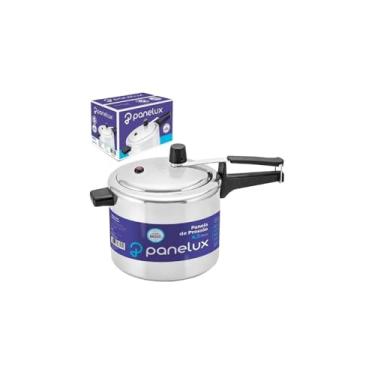 Imagem de Panela de Pressão Polida Classic, 4,5 Litros, Liga de Alumínio, com Válvula de Segurança, 20x20x30 cm