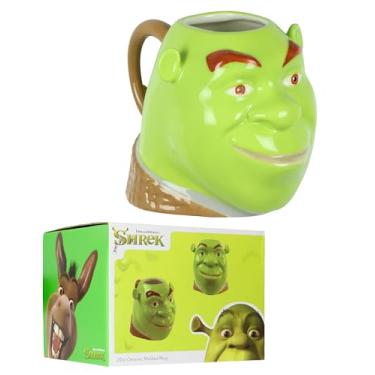 Imagem de Surreal Entertainment Dreamworks Caneca Shrek Cerâmica Moldada 3D Face Design Café Chá 590 ml Copos Copos